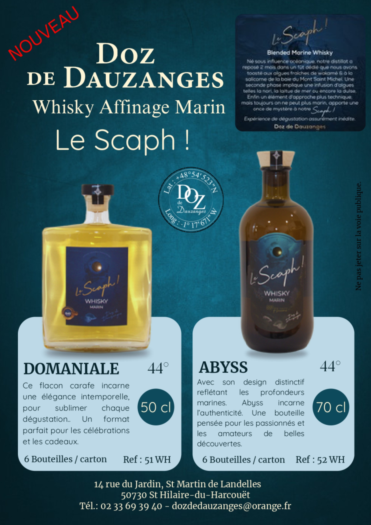 <strong>Whisky Marin cask finish</strong> <br/>El Scaph
