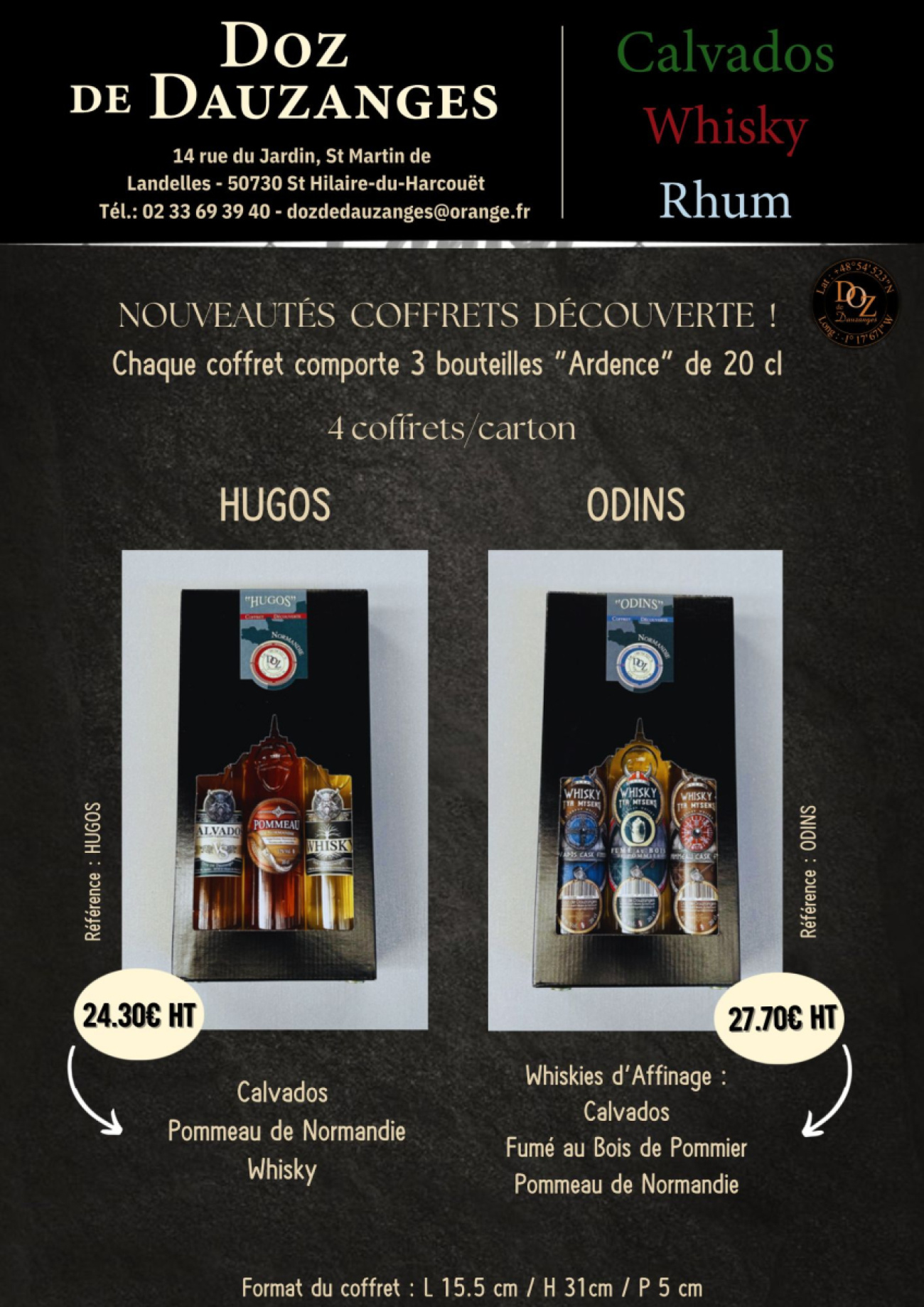 <strong>Cajas Ardence</strong> <br/>HUGOS & ODINS
